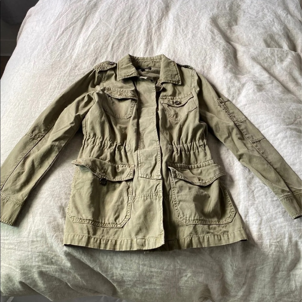 Olive Military Jacket- spring/fall